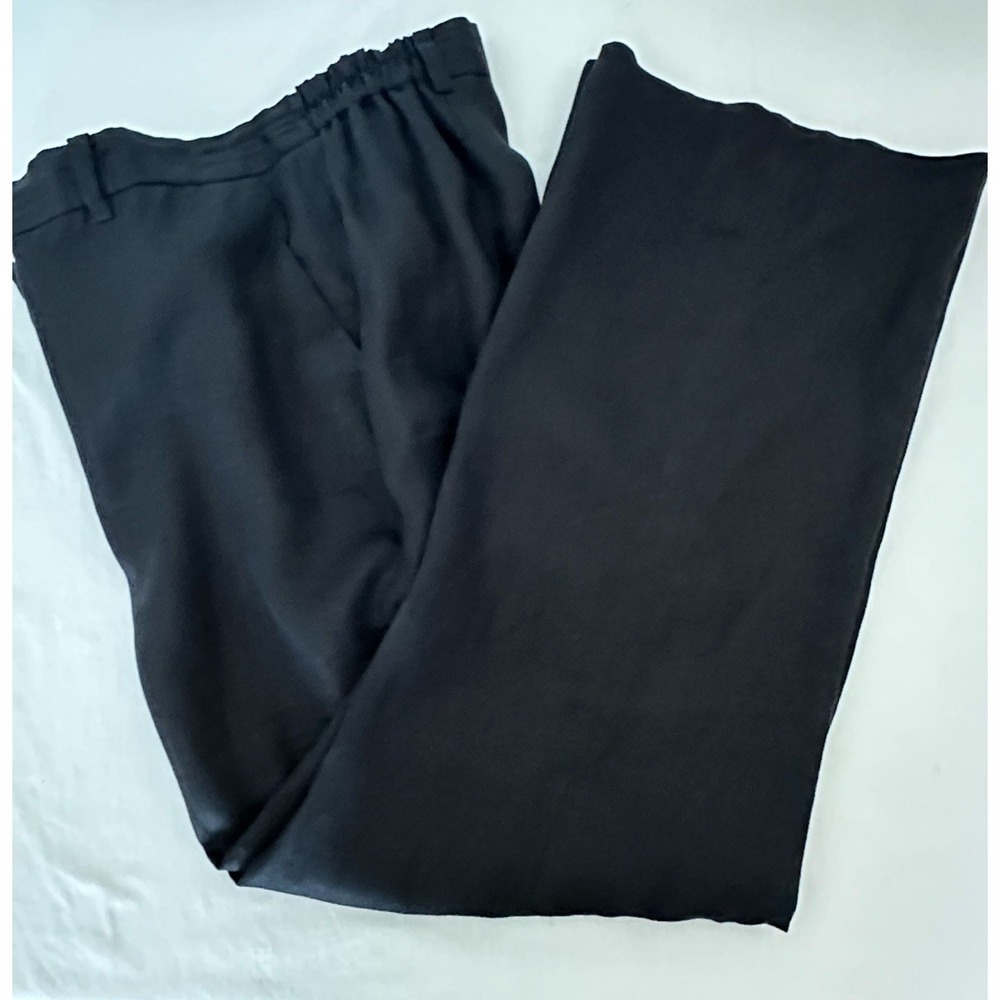 Lauren Ralph Lauren Black Wide-Leg Pants Tall